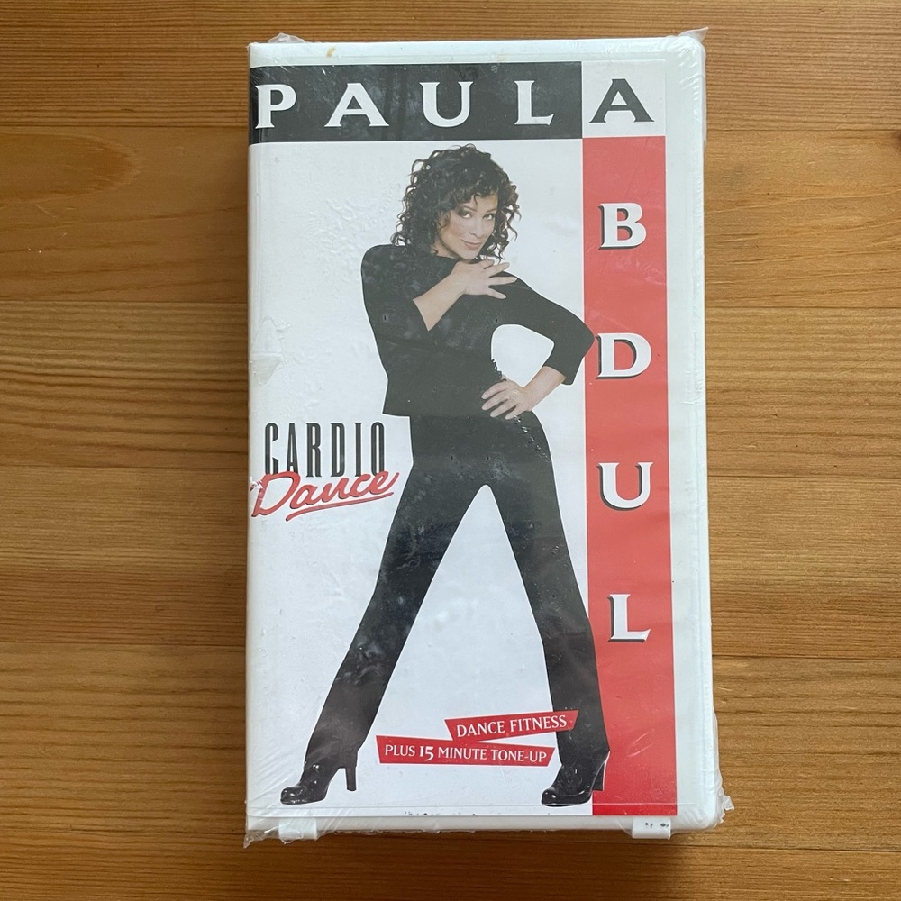 New VINTAGE 1998 Paula Abdul Cardio Dance Fitness Workout VHS